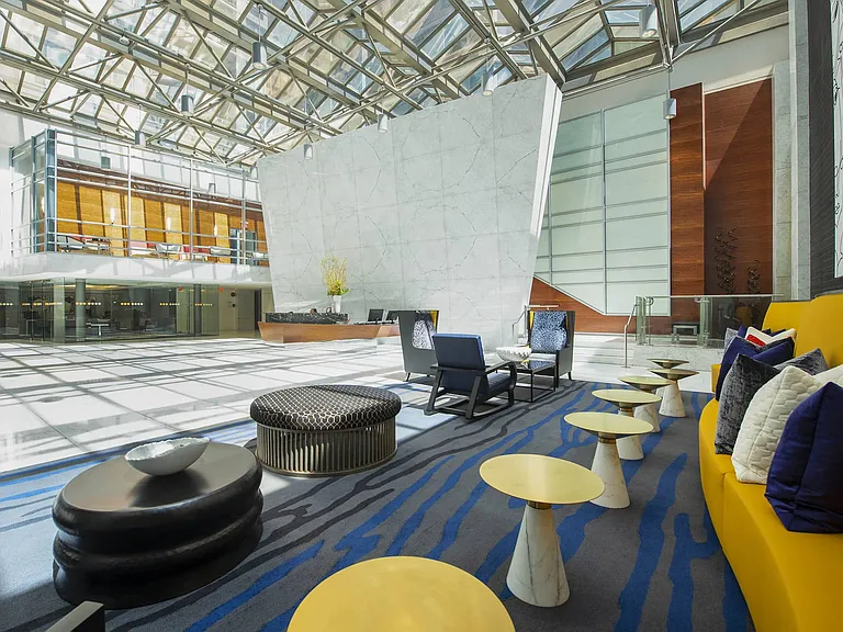 Resident clubhouse lounge